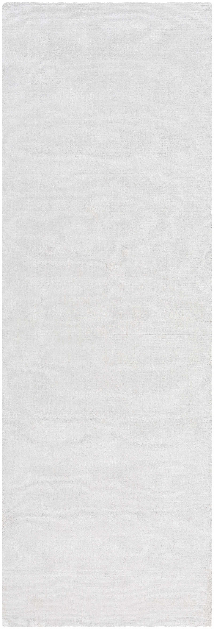 Brownsdale Modern Solid Design White Hand Loom Area Rug