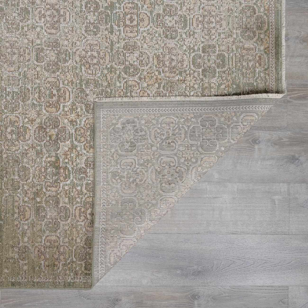 Allene Traditional Gray And Brown Machine Woven Rug