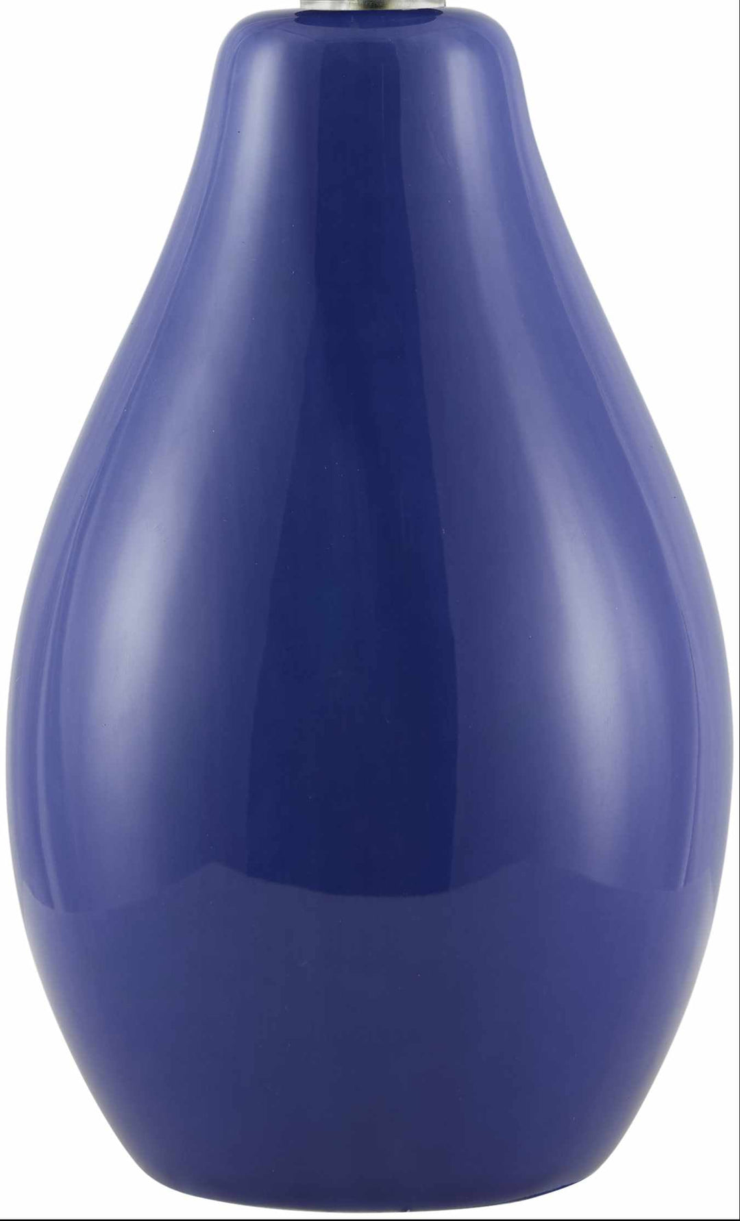 Beitbridge Contemporary Navy Ceramic Table Lamp – Linen & Polyester Shade