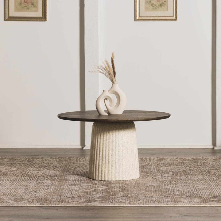 Bricen Traditional Oushak Design Brown Area Rug