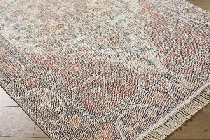 Bohdan Traditional Rust And Ivory Rug