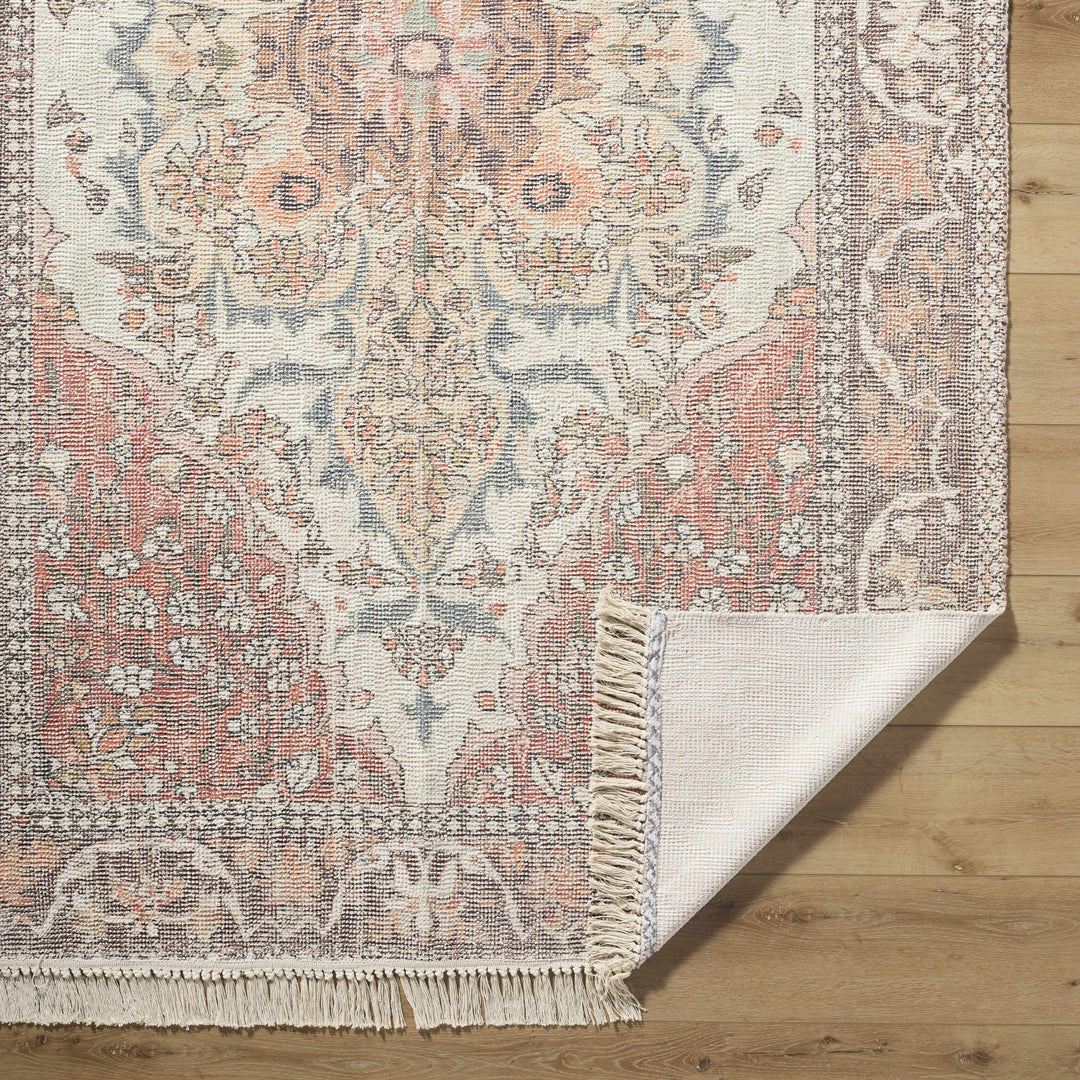 Bohdan Traditional Rust And Ivory Rug