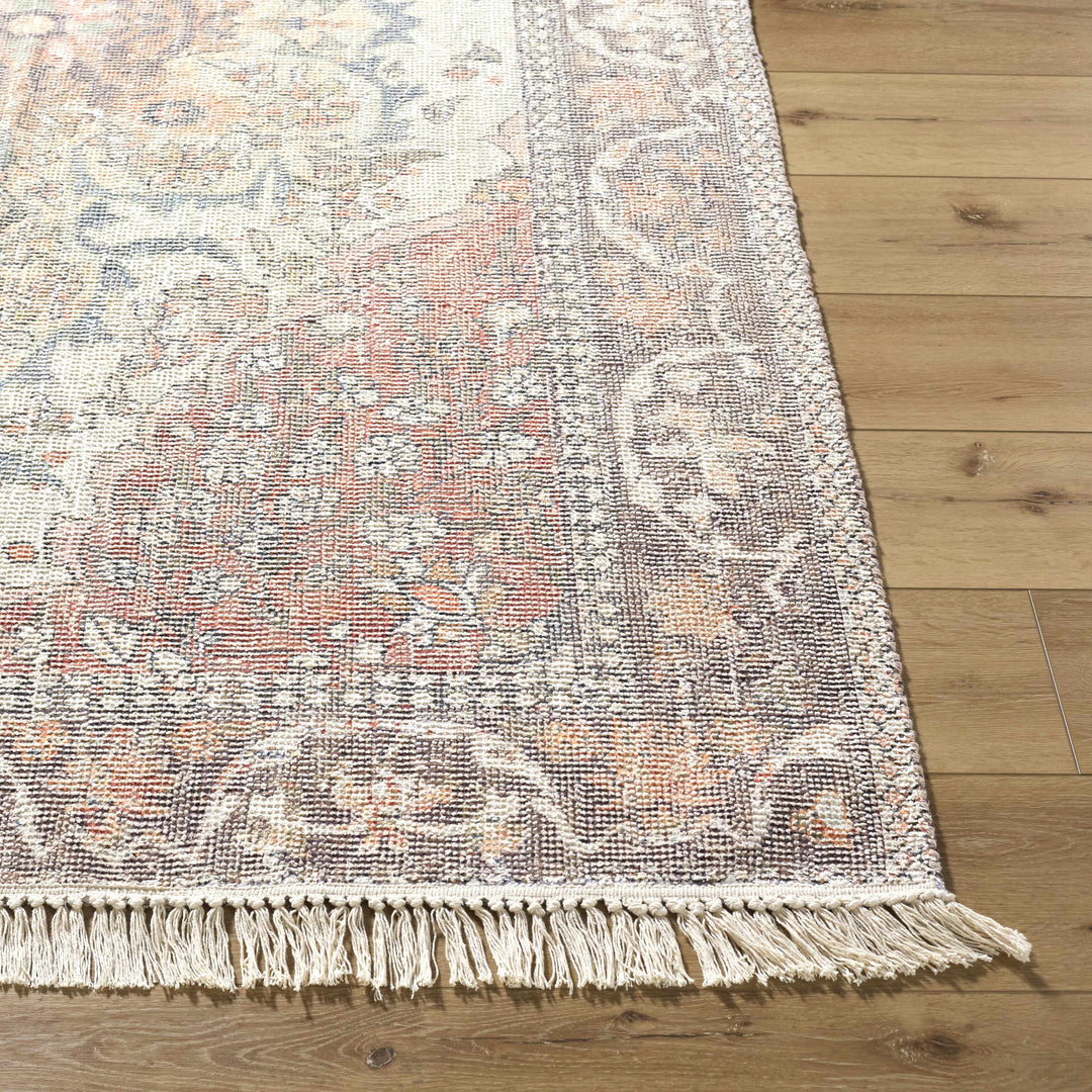 Bohdan Traditional Rust And Ivory Rug