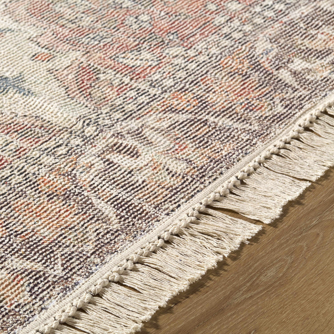 Bohdan Traditional Rust And Ivory Rug