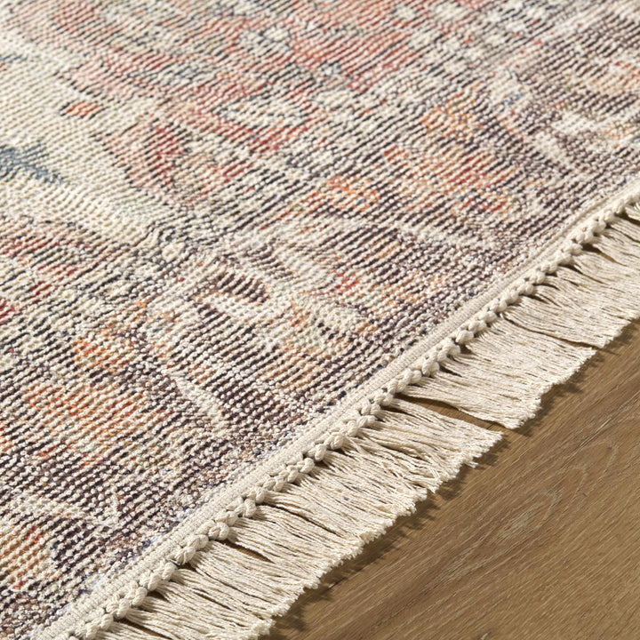 Bohdan Traditional Rust And Ivory Rug