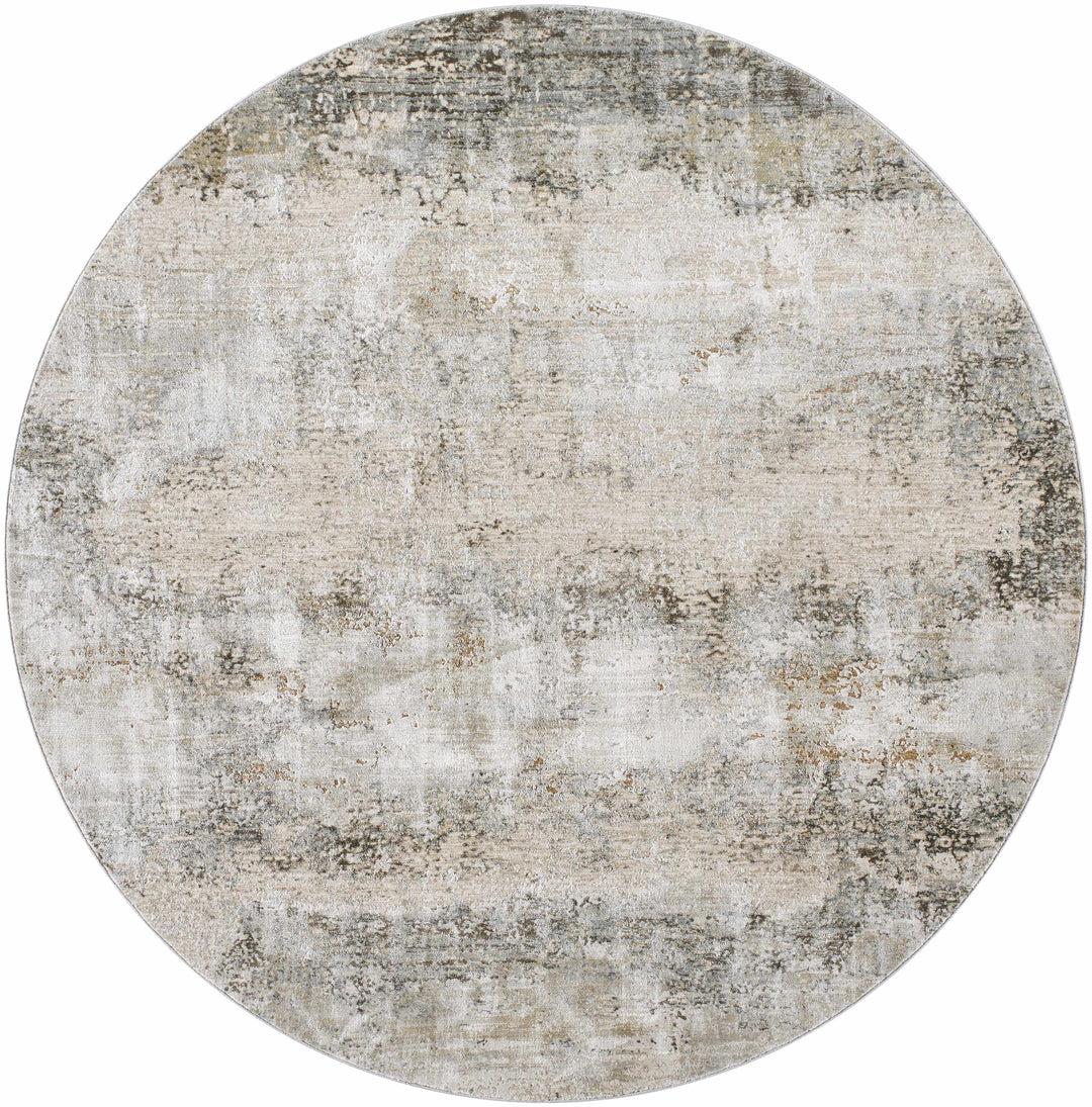 Bowdoinham Modern Abstract Design Gray And Beige Area Rug