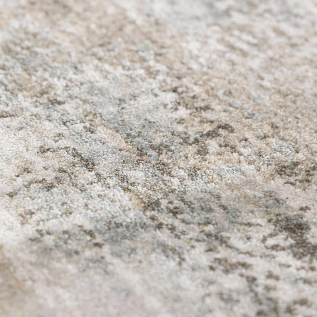 Bowdoinham Modern Abstract Design Gray And Beige Area Rug