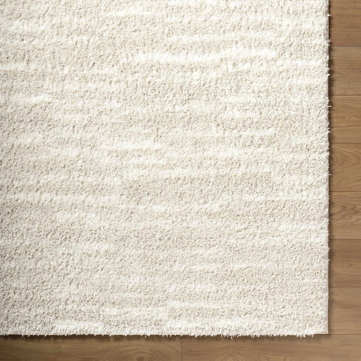 Benjen Contemporary Abstract Ivory And Beige Rug