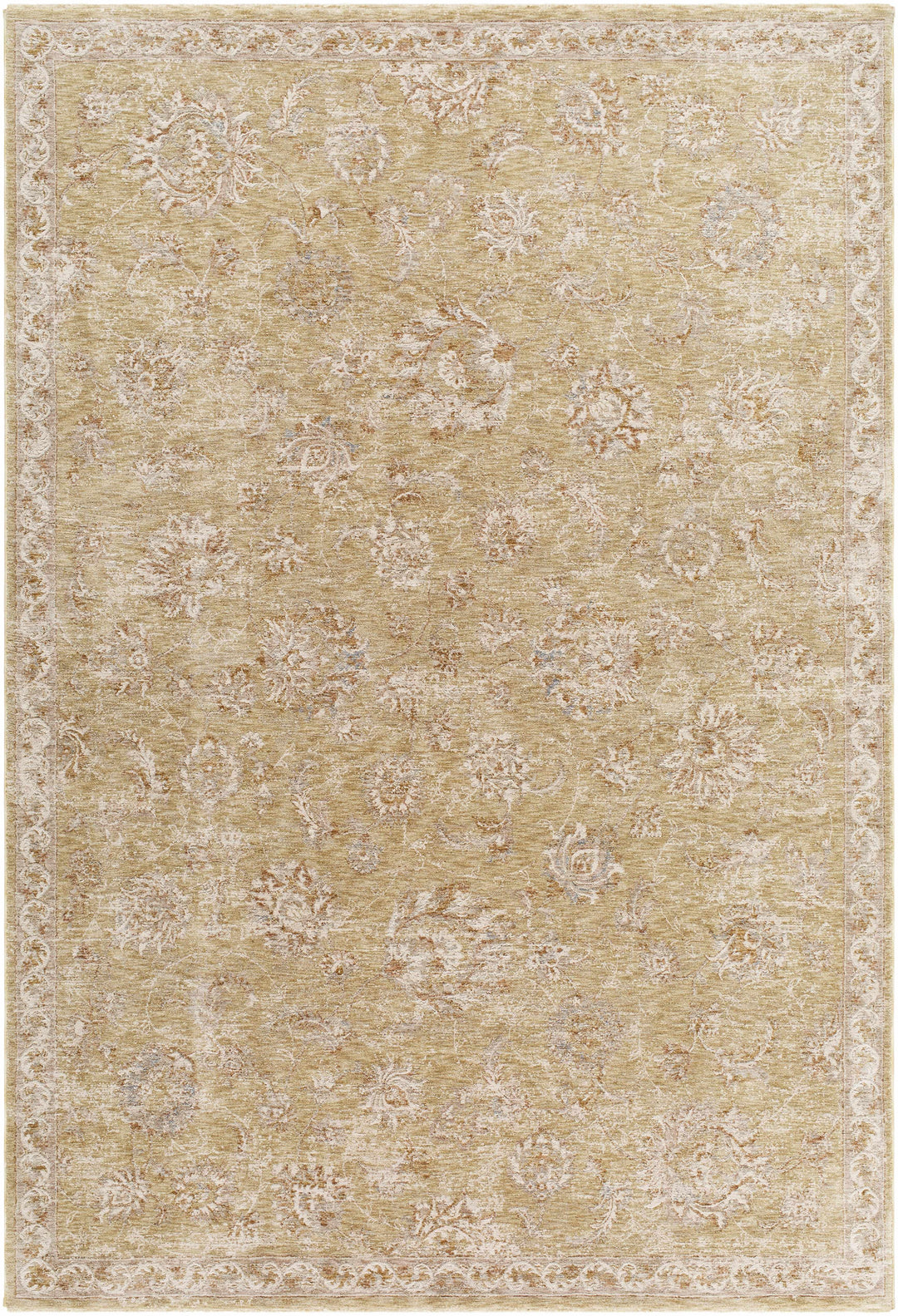 Chyron Traditional Tan And Beige Rug
