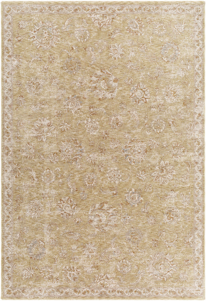 Chyron Traditional Tan And Beige Rug