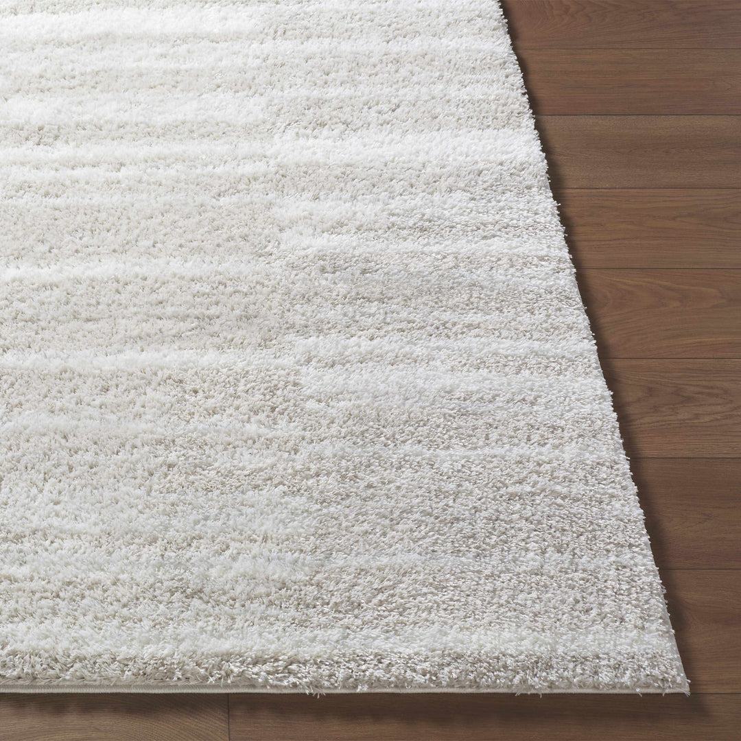 Carlen Contemporary Abstract Beige And Ivory Rug