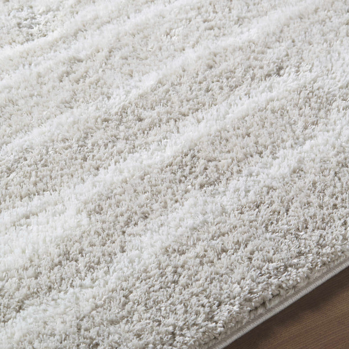Carlen Contemporary Abstract Beige And Ivory Rug