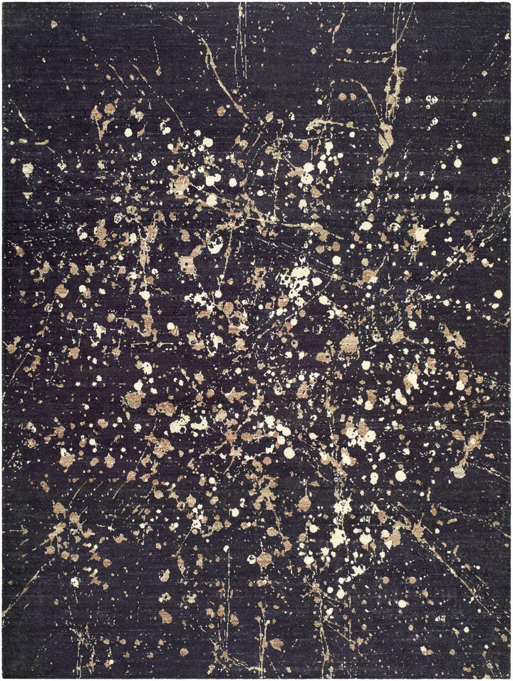 Cammie Contemporary Abstract Charcoal Hand Tufted Area Rug