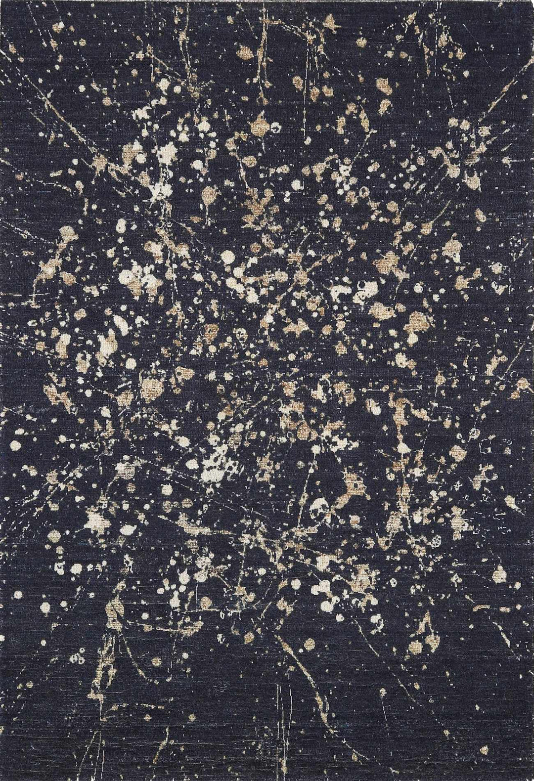 Cammie Contemporary Abstract Charcoal Hand Tufted Area Rug