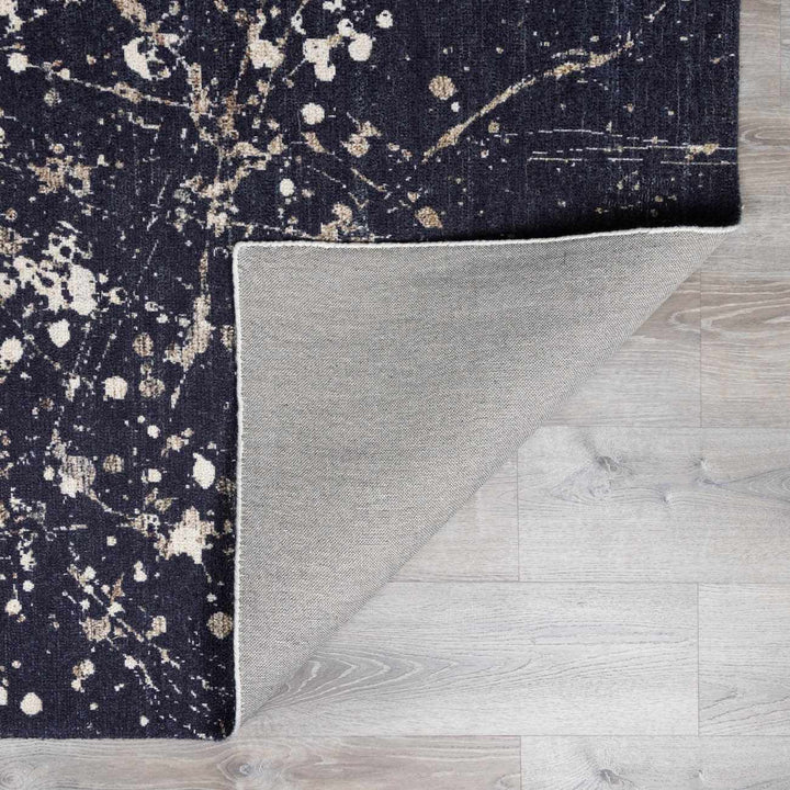 Cammie Contemporary Abstract Charcoal Hand Tufted Area Rug