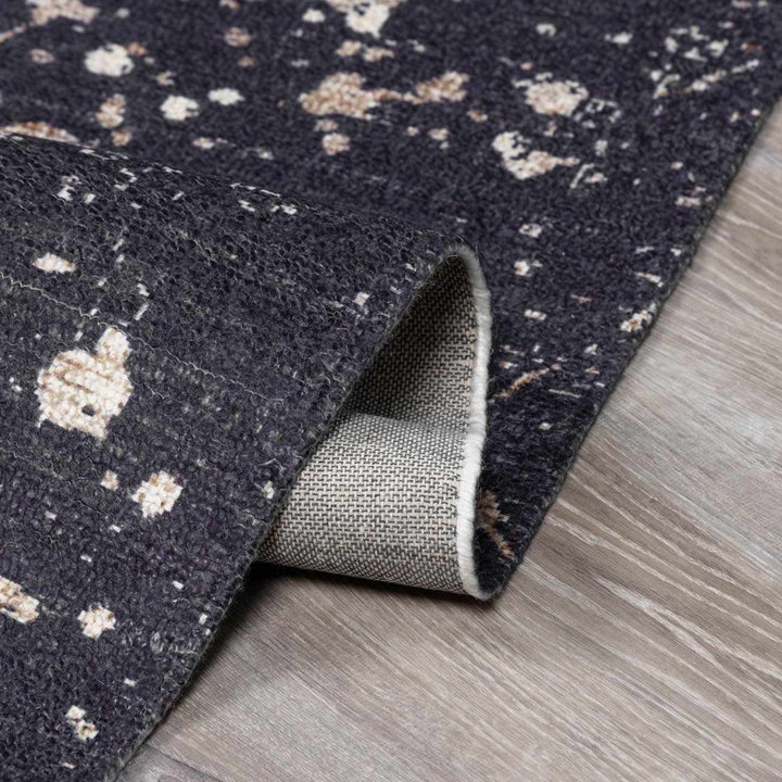 Cammie Contemporary Abstract Charcoal Hand Tufted Area Rug
