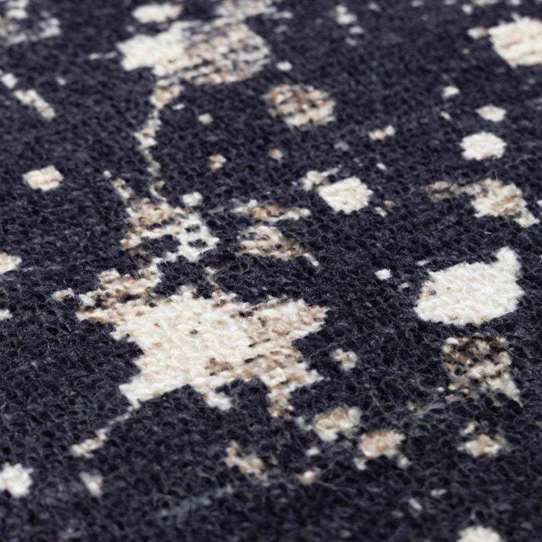 Cammie Contemporary Abstract Charcoal Hand Tufted Area Rug