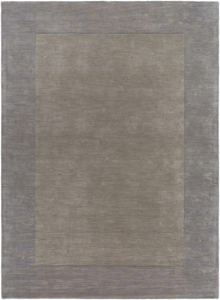 Champion Gray Modern Style Hand Loom Wool Area Rug