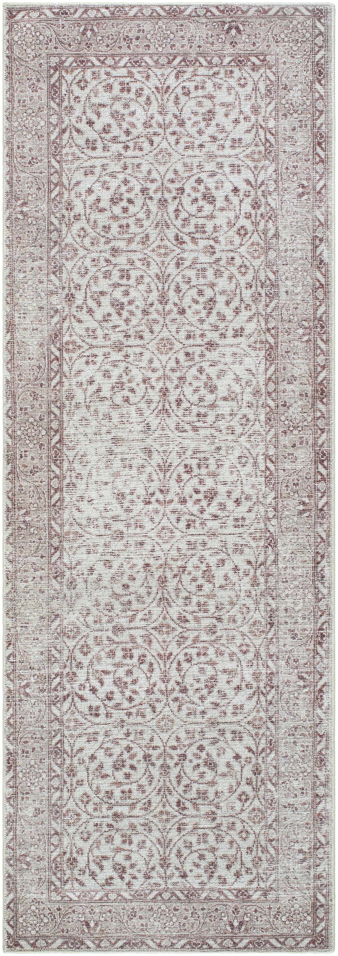Chayan Traditional Style Ivory And Brown Area Rug