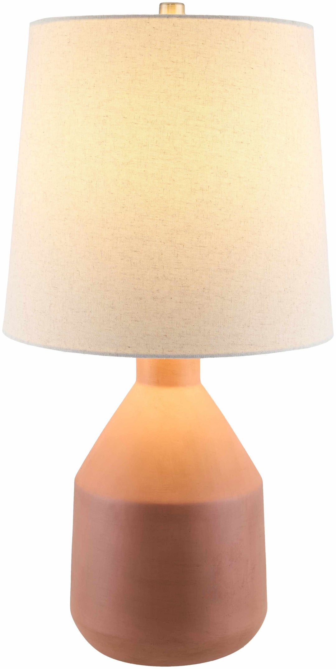 Carcaixent Burnt Orange Ceramic Table Lamp | Traditional Accent Lighting
