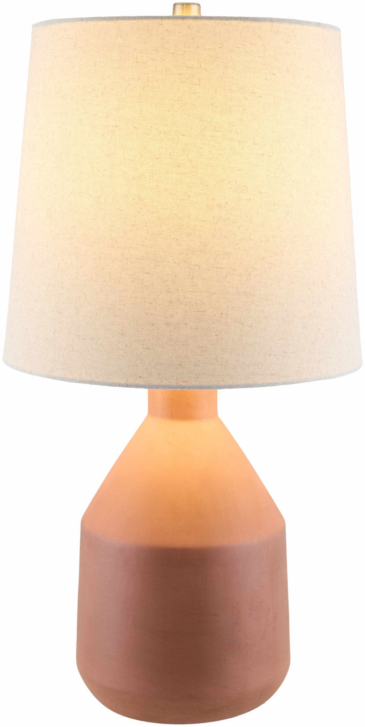 Carcaixent Burnt Orange Ceramic Table Lamp | Traditional Accent Lighting