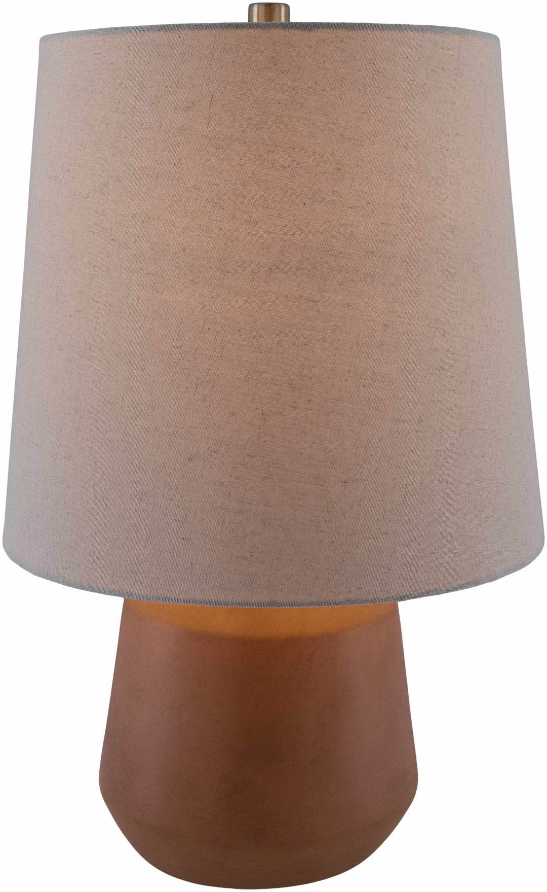 Carcaixent Burnt Orange Ceramic Table Lamp | Traditional Accent Lighting