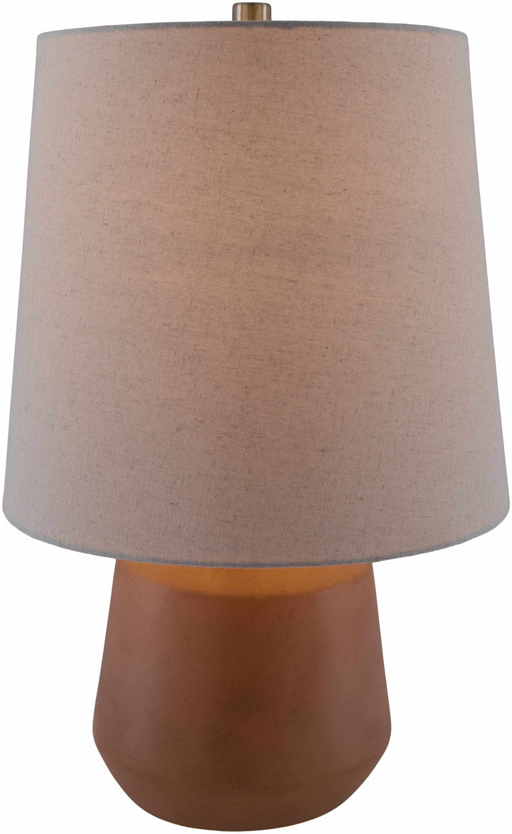 Carcaixent Burnt Orange Ceramic Table Lamp | Traditional Accent Lighting