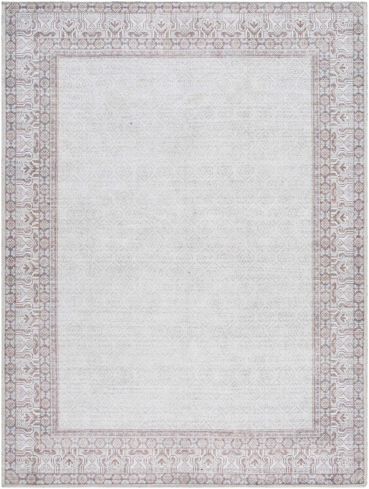 Rainier Traditional Ivory And Brown Rug