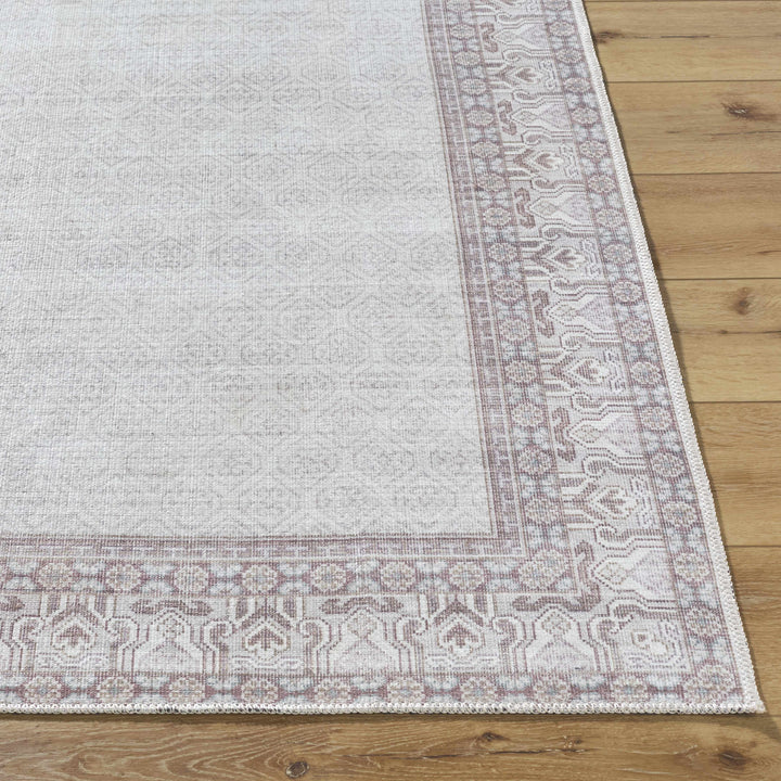 Rainier Traditional Ivory And Brown Rug