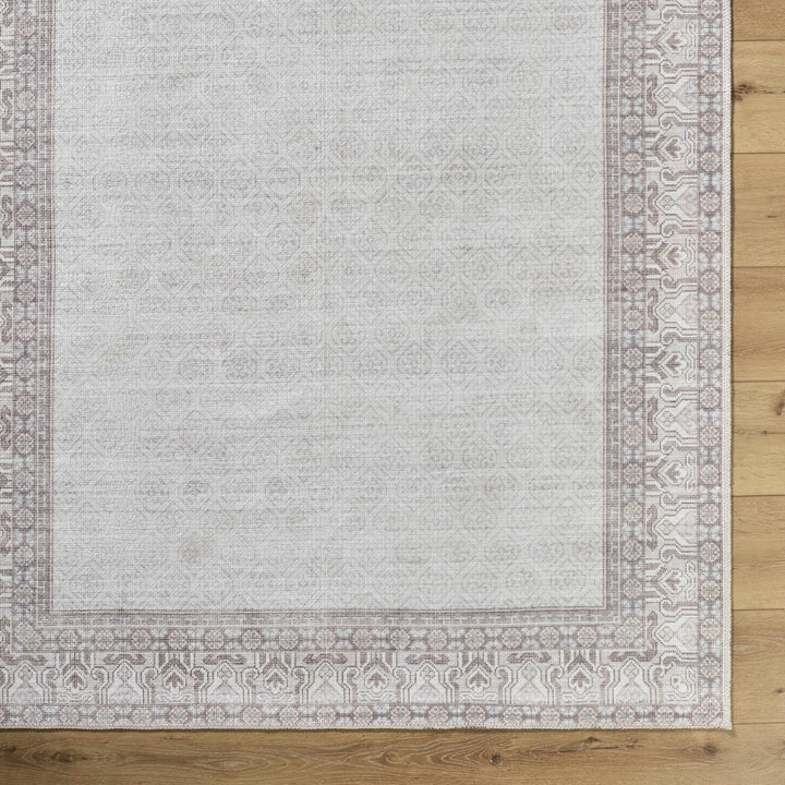 Rainier Traditional Ivory And Brown Rug