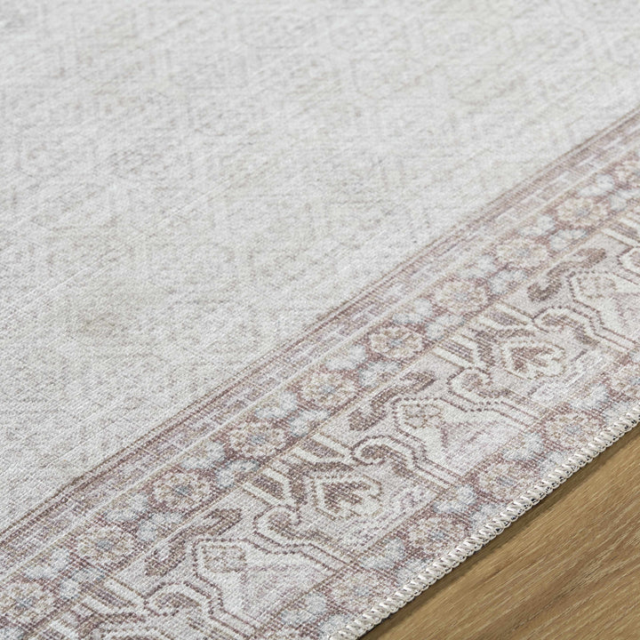 Rainier Traditional Ivory And Brown Rug