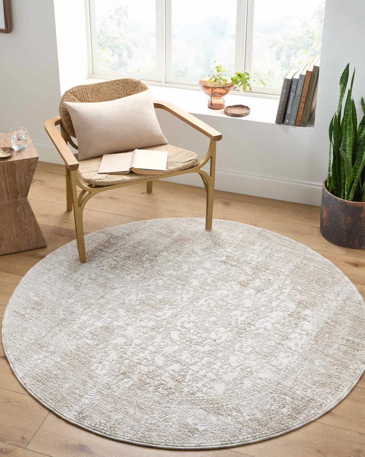 Cailyn Traditional Style White Area Rug