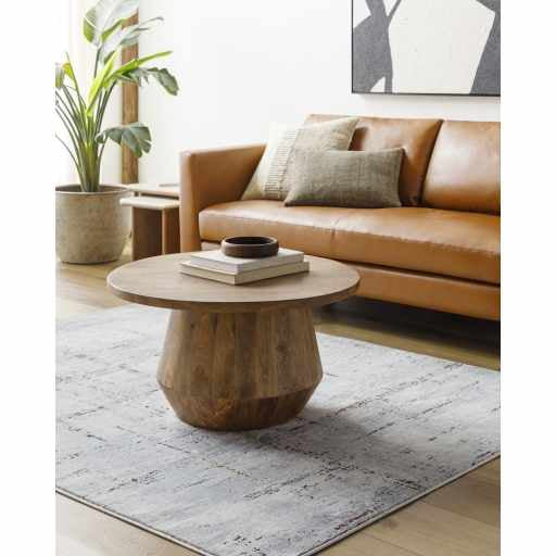 Concordia Modern Abstract Design Silver Area Rug