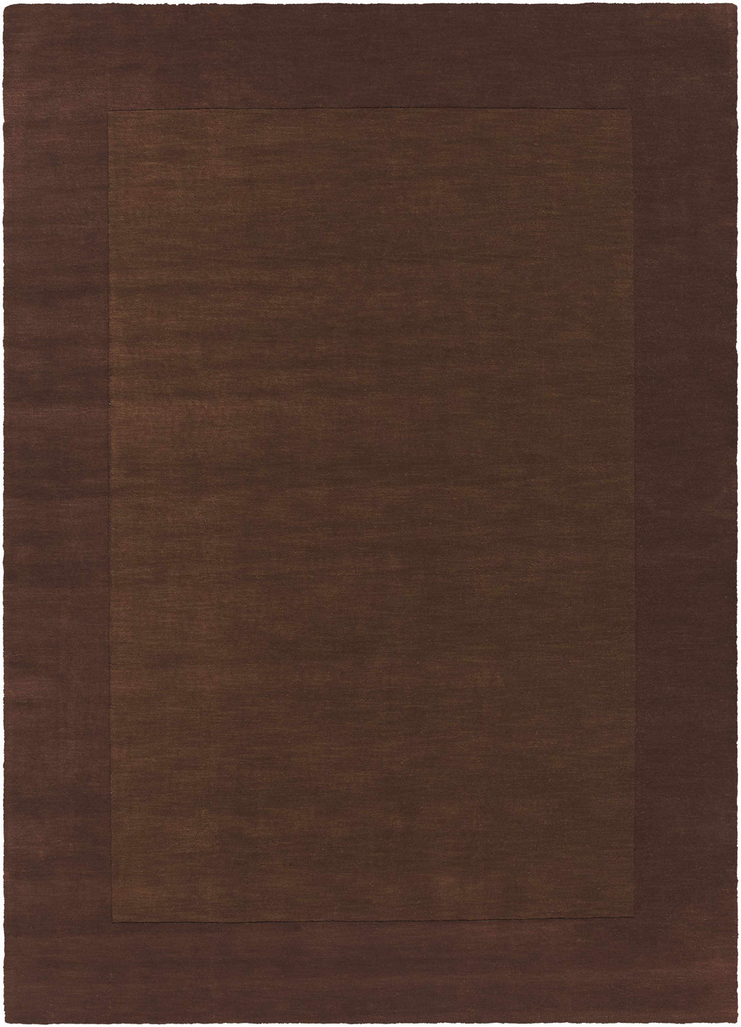 Cord Modern Style Brown Hand Loom Wool Area Rug