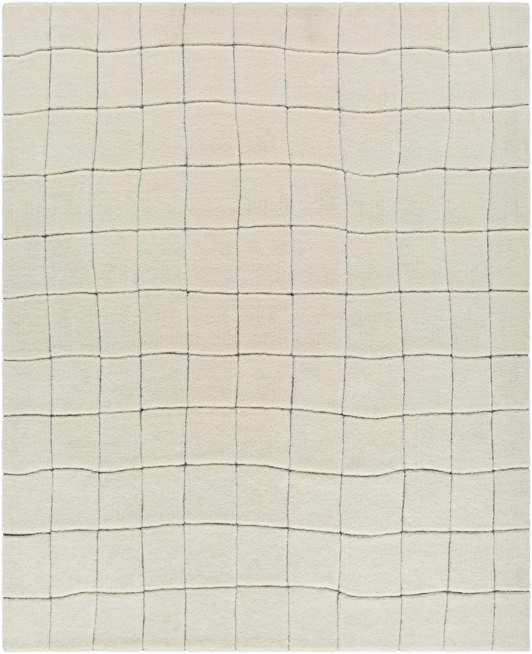 Caolan Modern Geometrical White Washable Area Rug