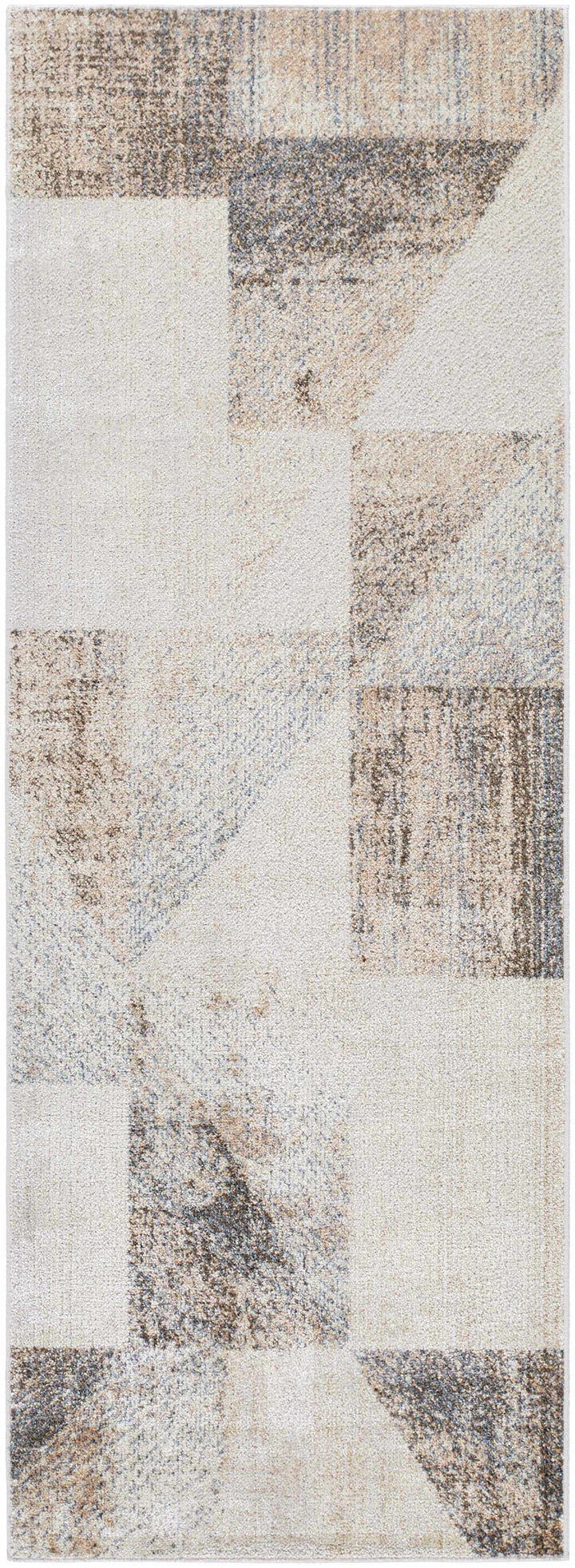 Chachi Contemporary Abstract Beige And Gray Rug