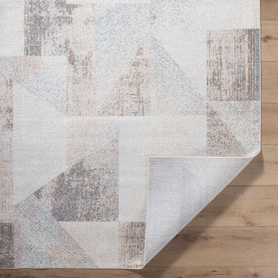 Chachi Contemporary Abstract Beige And Gray Rug