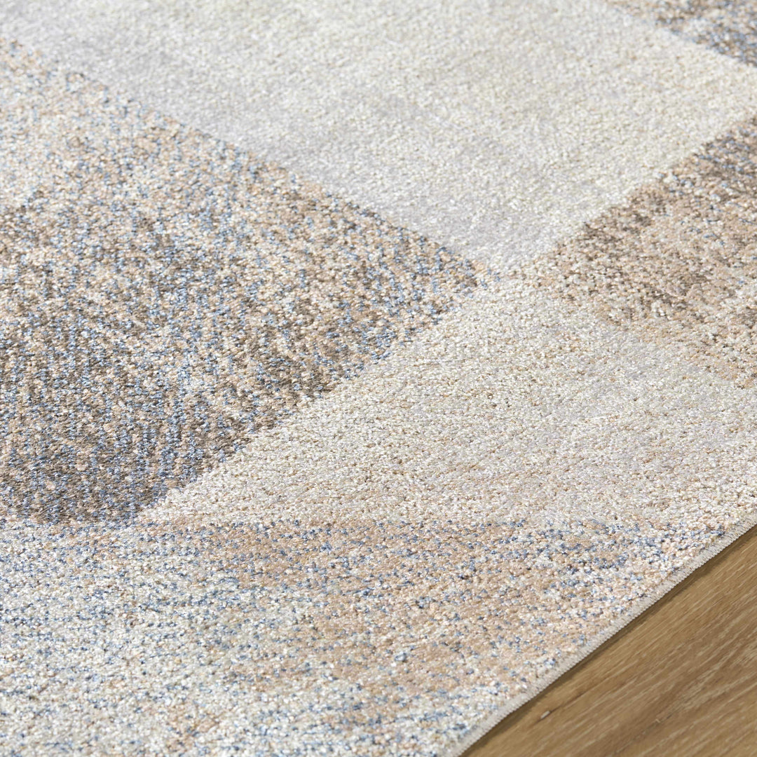 Chachi Contemporary Abstract Beige And Gray Rug