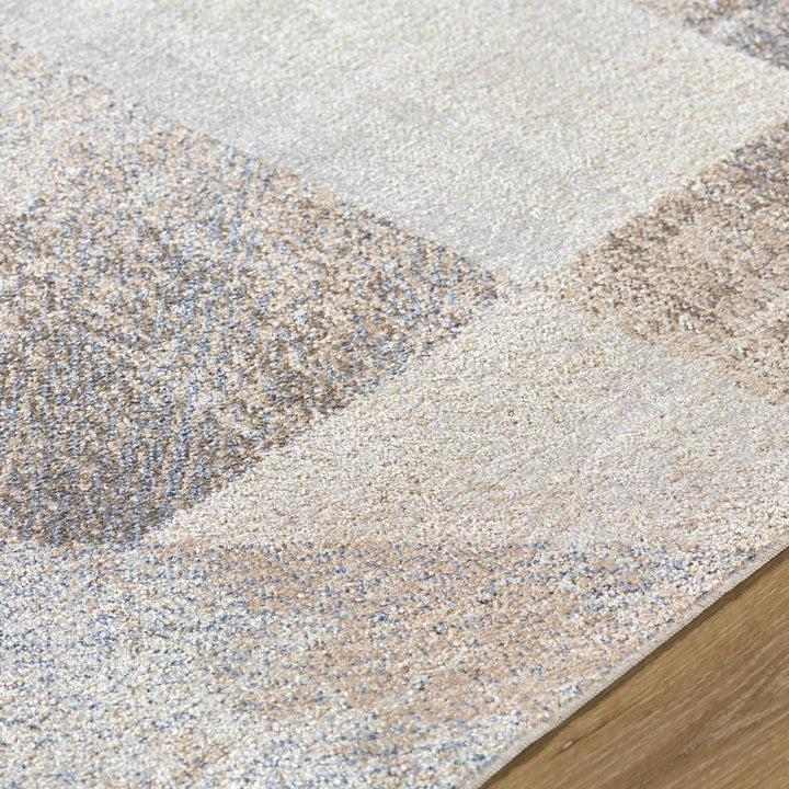 Chachi Contemporary Abstract Beige And Gray Rug