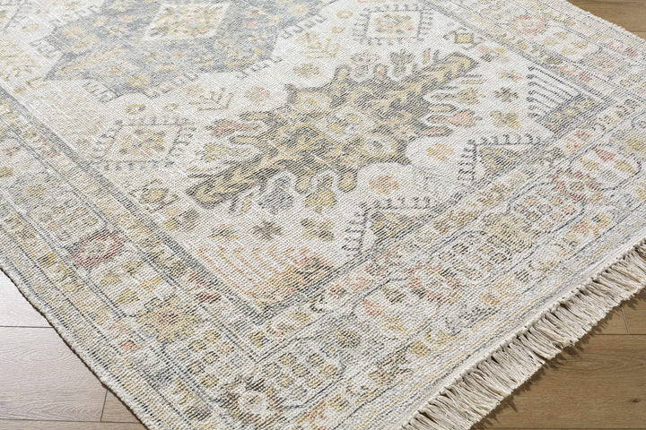 Chaela Beige And Mustard Traditional Style Area Rug