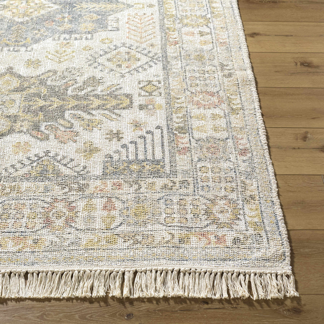 Chaela Beige And Mustard Traditional Style Area Rug