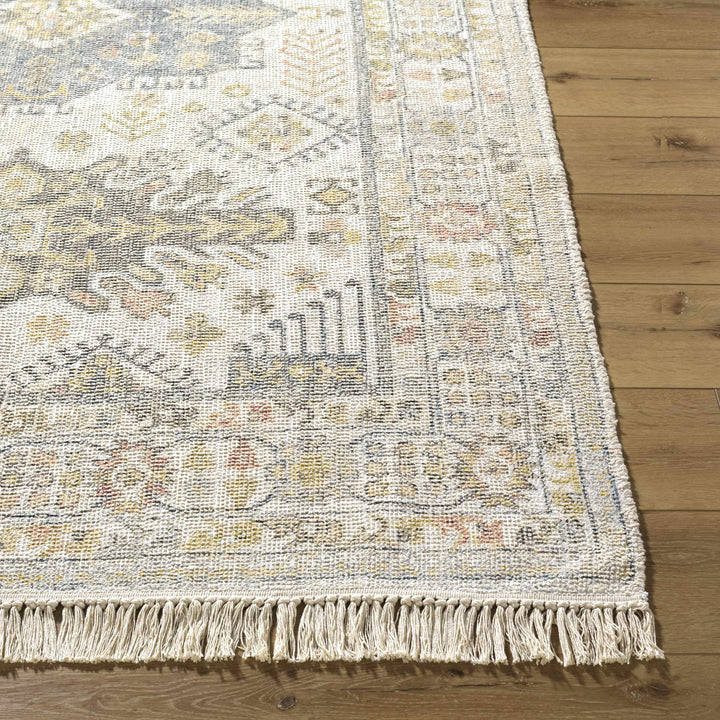 Chaela Beige And Mustard Traditional Style Area Rug