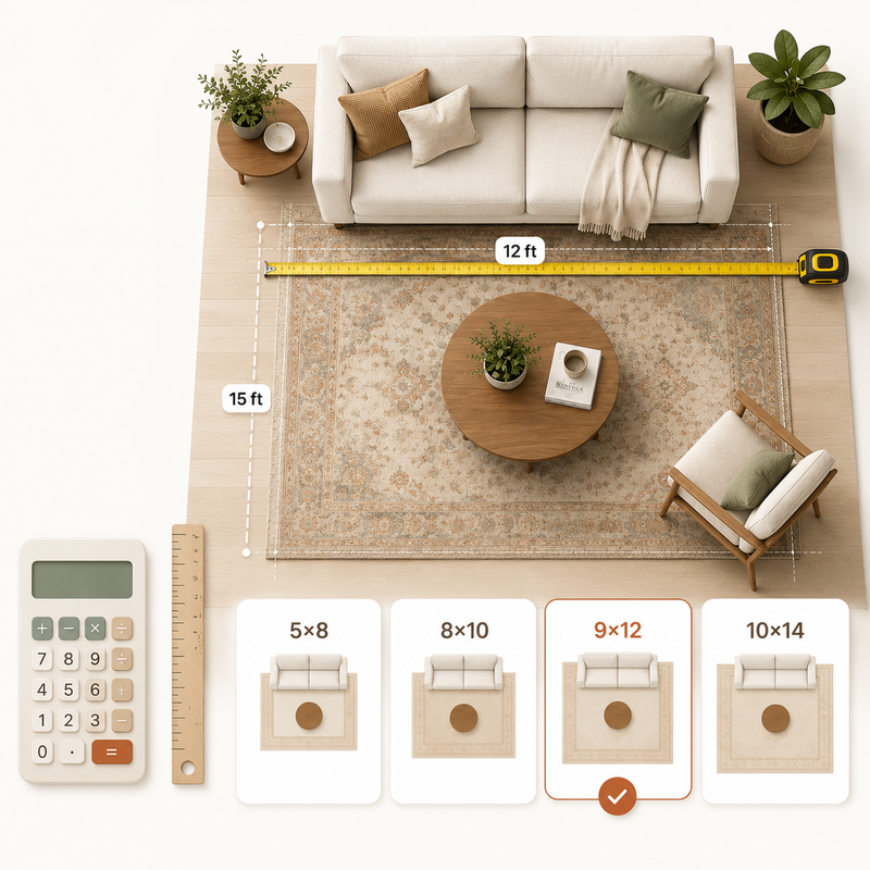 Rug size guide
