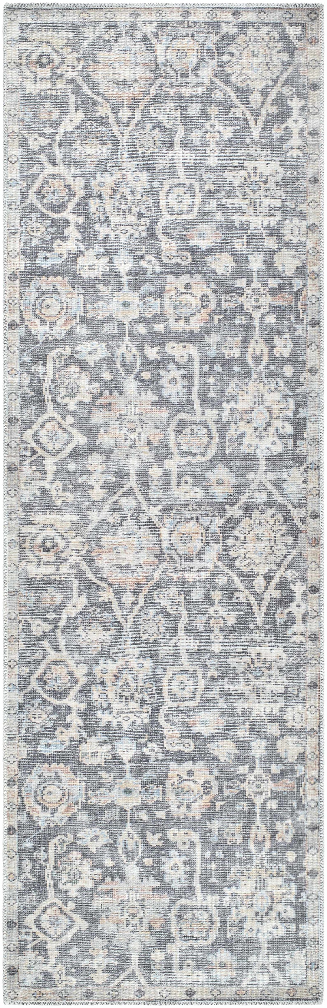 Cheick Traditional Oushak Gray Rug