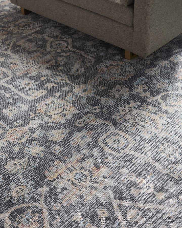 Cheick Traditional Oushak Gray Rug