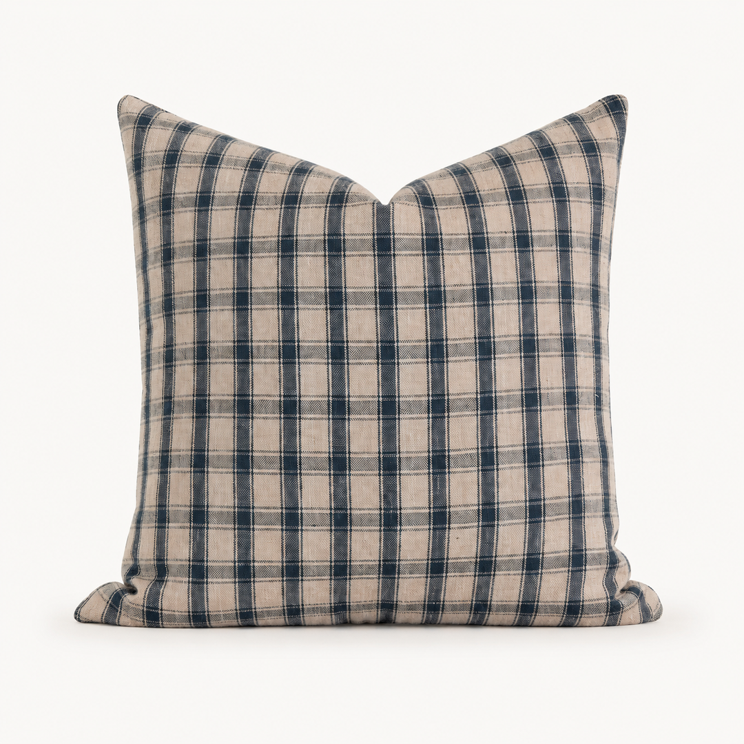 Opal Pillow Cover – Hand-Printed Linen