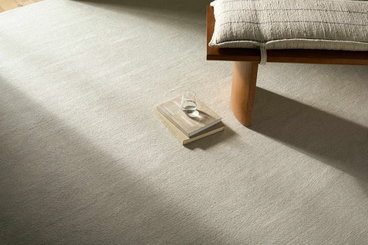 Dormansland Ivory Modern Style  Hand Woven Area Rug
