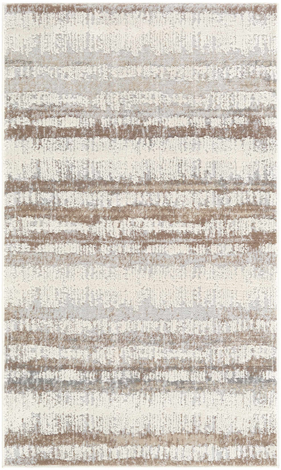 Asmara Contemporary Brown And Beige Area Rug