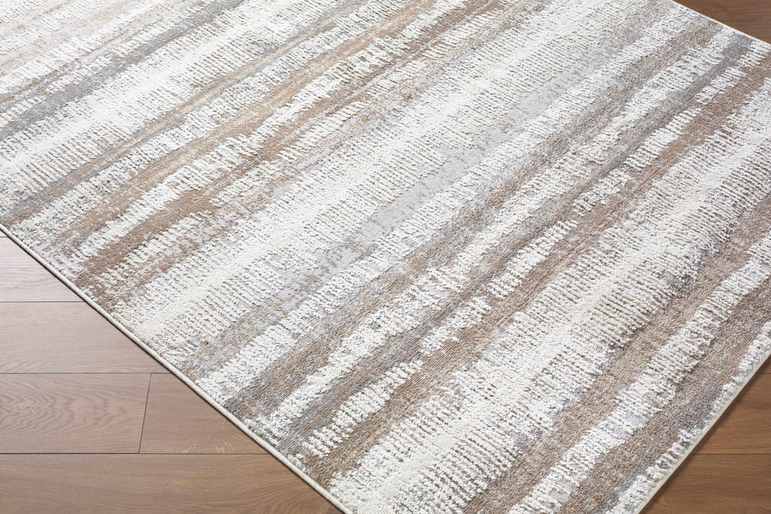 Asmara Contemporary Brown And Beige Area Rug