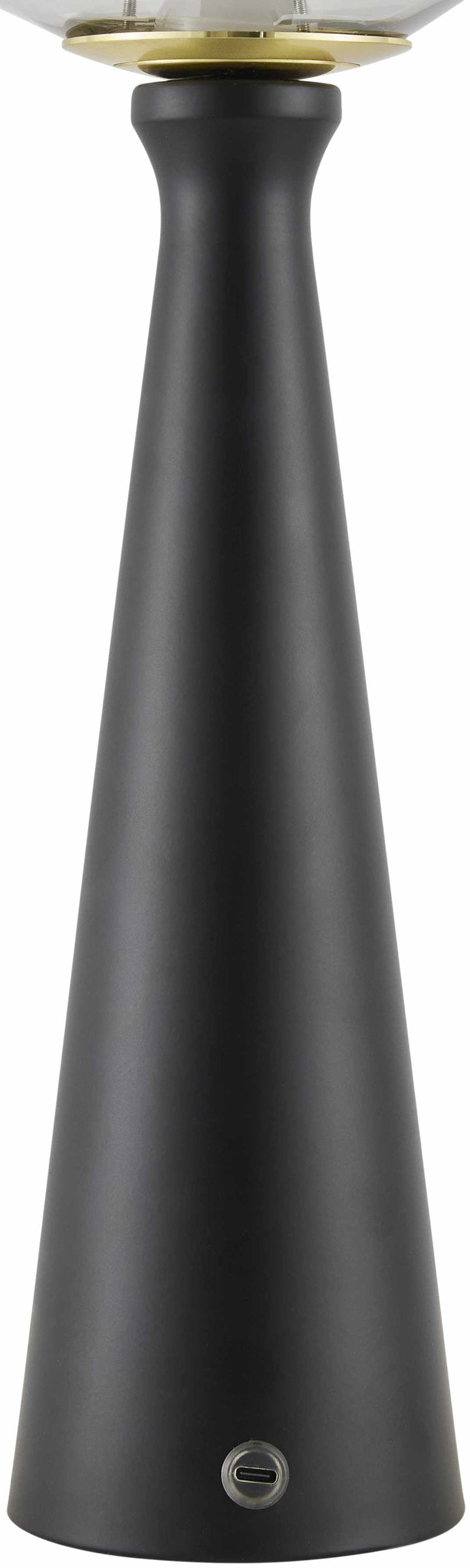 Dinteloord Black Iron & Glass Table Lamp | Traditional Accent Lighting